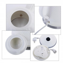 Kamille Kamille Wasserkocher Elektrischeswasserkocher 1,5L Keramik Wasserkocher, 1,5 l, 1200 W  Чайник с ромашками Электрический чайник 1,5 л Керамический чайник, 1,5 л, 1200 Вт