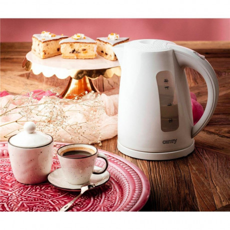 Camry Camry Wasserkocher CR 1255w, 1.7 l, 2200 W, Kunststoff, weiss Чайник Camry CR 1255w, 1,7 л, 2200 Вт, пластик, белый