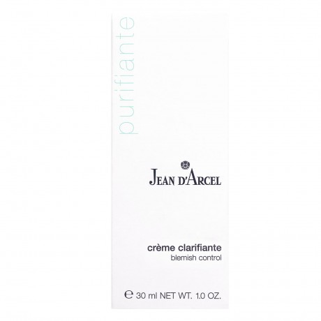 JEAN D'ARCEL creme clarifiante  PURIFIANTE Spezialcreme fur fettempfindliche Haut stark antibakteriell  creme clarifiante PURIFIANTE специальный крем для чувствительной к жирности кожи сильно антибактериальный