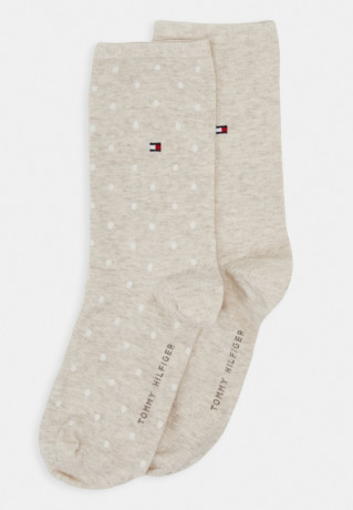 Tommy Hilfiger 2 PACK Socks light beige melange 2 УПАКОВКИ носков светло-бежевый меланж