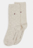 Tommy Hilfiger 2 PACK Socks light beige melange 2 УПАКОВКИ носков светло-бежевый меланж