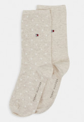Tommy Hilfiger 2 PACK Socks light beige melange 2 УПАКОВКИ носков светло-бежевый меланж