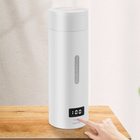 LETGOSPT LETGOSPT Wasserkocher 500ml Wasserkocher 3-in-1 Reisewasserkocher, Tragbarer Mini-Heizbecher, 300,00 W, 304-Edelstahlauskleidung, Kleiner Schnell Erhitzender Isolierbecher Чайник LETGOSPT Чайник на 500 мл Дорожный чайник 3-в-1, портативная мини-