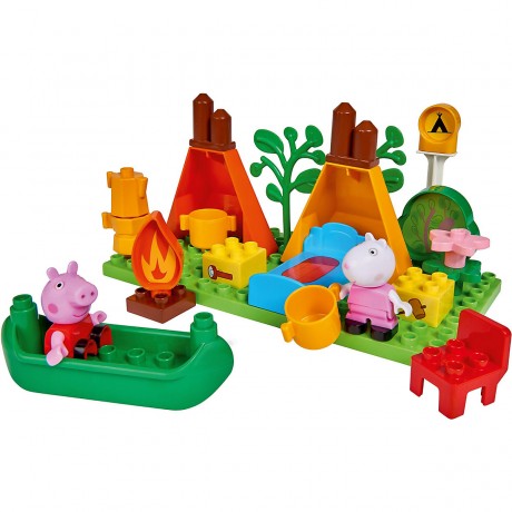 BIG BIG-Bloxx Peppa Pig Camping Set BIG-Bloxx Набор для кемпинга «Свинка Пеппа»