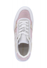 Tommy Hilfiger TH BASKET Trainers weiss/rosa TH BASKET Кроссовки белый/розовый