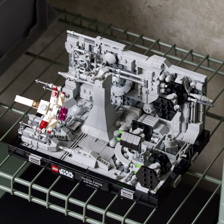 Lego Death Star Trench Run Diorama Диорама Death Star Trench Run