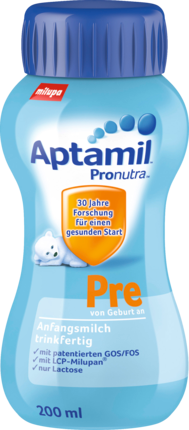 Aptamil Начальное молоко	 Pre сухое молоко с рождения, 200 мл