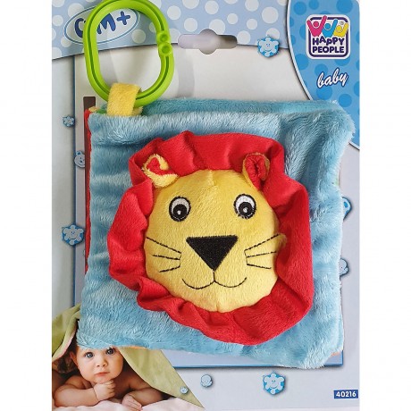 Happy People Kuscheltiere Kuschelbuch Lowe Kuschelbuch Lowe Мягкие игрушки Мягкий книжный лев Мягкий книжный лев