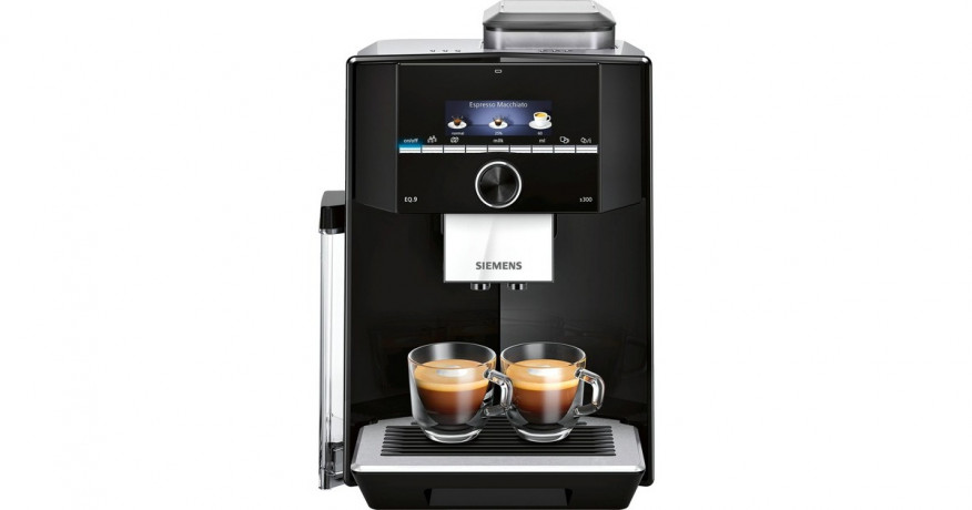 Siemens Siemens TI923509DE EQ.9 s300, Vollautomat schwarz/silber  schwarz, silber Siemens TI923509DE EQ.9 s300, полностью автоматический черный/серебристый