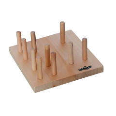 Woodyland Holzspielzeug Stapel- und Steckspiel Игра «Складывание и втыкание деревянных игрушек»