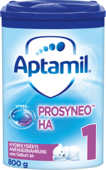 Aptamil PROSYNEO HA 1 Anfangsnahrung von Geburt an, Аптамил Молочная смесь с рождения, 800гр
