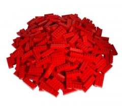 LEGO LEGO 2x6 Steine Rot - 25 Stuck - Red bricks 2456 LEGO 2x6 кирпичи красные - 25 штук - Красные кирпичи 2456