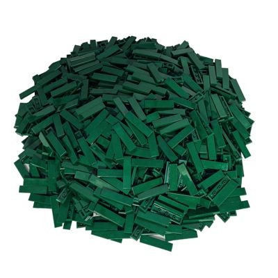 LEGO LEGO 1x4 Fliesen Dunkelgrun - 250 Stuck - Dark green tile 2431 Плитки LEGO 1x4 темно-зеленые - 250 штук - Темно-зеленая плитка 2431