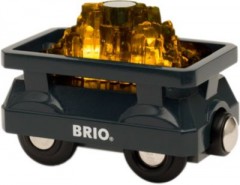 BRIO Goldwaggon mit Licht Золотой фургон со светом