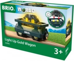 BRIO Goldwaggon mit Licht Золотой фургон со светом
