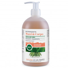 SAPONE DI UN TEMPO Palmarosa Hand- und Korperreinigungsmittel Regenerierende Feuchtigkeitspflege  Palmarosa Hand &amp;amp; Body Cleanser Регенерирующее увлажняющее средство