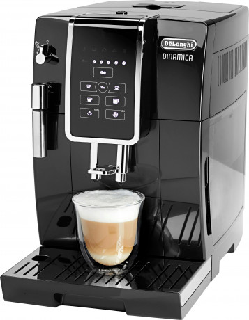 De'Longhi De'Longhi Kaffeevollautomat Dinamica ECAM 358.15.B, Sensor-Bedienfeld, inkl. Pflegeset im Wert von € 31,99 UVP Полностью атоматическая кофемашина De'Longhi Dinamica ECAM 358.15.B, сенсорная панель управления, включая набор для ухода, рекомендуе