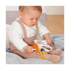 Fehn Stoffbuch Esel  Teddy NATUR Книга из ткани Осел Тедди ПРИРОДА