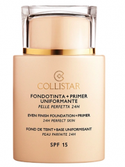 Collistar Even Finish Foundation, Коллистар База под макияж + тональное средство c SPF15, Nr. 2 Cameo, 35 мл