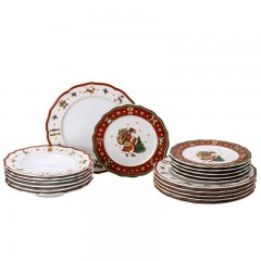 Hutschenreuther Hutschenreuther Happy Christmas red Set 18-tlg. Hutschenreuther Happy Christmas red Set 18 предм.