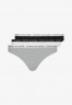 Tommy Hilfiger 3 PACK Briefs medium grey heather/white/black 3 НАБОР трусов средний серый вереск/белый/черный