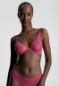 Tommy Hilfiger FLORAL UNPADDED  Triangle bra hot magenta FLORAL UNPADDED Бюстгальтер с треугольными чашечками горячий пурпурный