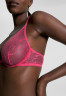 Tommy Hilfiger FLORAL UNPADDED  Triangle bra hot magenta FLORAL UNPADDED Бюстгальтер с треугольными чашечками горячий пурпурный