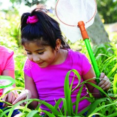 Edu-Toys Kescher mit Teleskoparm mit Forscherlupe Подсак с телескопической стрелой и увеличительным стеклом исследователя