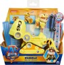 Spin Master Paw Patrol Rubbles Deluxe Basis Fahrzeug aus dem Kinofilm mit Hundefigur Базовый автомобиль Paw Patrol Rubbles Deluxe из фильма с фигуркой собаки