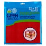 Open Bricks Baseplate 32x32 red (2) Опорная плита 32x32 красная (2)