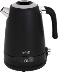 Adler Adler Wasserkocher AD 1295b Wasserkocher 1,7-L Stahl LCD-Anzeige Temperaturregelung  Чайник Adler AD 1295b чайник 1,7 л стальной ЖК-дисплей с контролем температуры