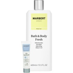 Marbert (Марберт) Bath & Body Fresh Shower Gel Гель для душа, + AquaBooster Serum 15 мл / 400 мл