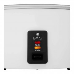 Royal Catering Royal Catering Reiskocher Gastro Reiskocher Elektrisch Dampfkocher Reiskochtopf Gemusegarer 19 L, 2650 W  Рисоварка Royal Catering Гстроварка для рисования Электрическая пароварка Кастрюля для приготовления риса Овощная плита 19 л, 2650 Вт