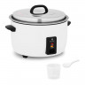 Royal Catering Royal Catering Reiskocher Gastro Reiskocher Elektrisch Dampfkocher Reiskochtopf Gemusegarer 19 L, 2650 W  Рисоварка Royal Catering Гстроварка для рисования Электрическая пароварка Кастрюля для приготовления риса Овощная плита 19 л, 2650 Вт