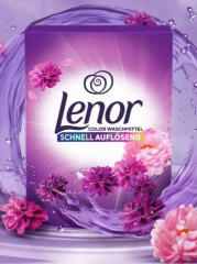 LENOR Color waschmittel Стиральный порошок для цветного белья, с ароматом Цветочный сад, 4950 г