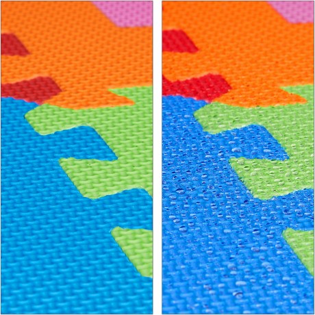 relaxdays Spielmatte Puzzle 86-teiliges Set Пазл с игровым ковриком