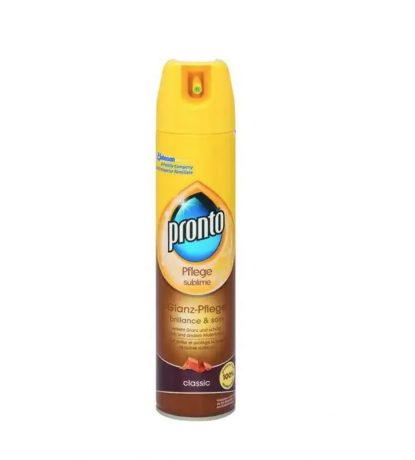 Pronto Classic spray 250ml x 3stk, Германия Спрей для ухода за мебелью и деревянными поверхностями, удаляет пыль и следы пальцев, придаёт блеск, Набор 3 шт х 250 мл