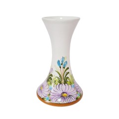 Alba Adriatiс Ваза фарфоровая  "Сиреневые цветы", 15см x 9см, 1960-70гг.