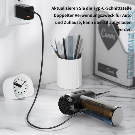 Hikeren Hikeren Akku-Handstaubsauger 68W Staubsauger und Geblase,mit mehreren Dusen,Mundstucken,Bursten, Staub blasen  Беспроводной ручной пылесос Hikeren Пылесос и воздуходувка мощностью 68 Вт, с несколькими насадками, мундштуками, щетками и системой выд