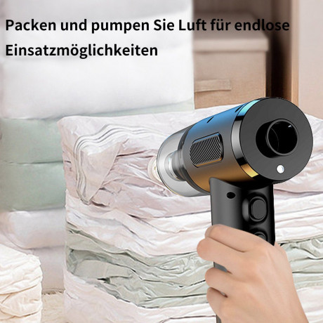 Hikeren Hikeren Akku-Handstaubsauger 68W Staubsauger und Geblase,mit mehreren Dusen,Mundstucken,Bursten, Staub blasen  Беспроводной ручной пылесос Hikeren Пылесос и воздуходувка мощностью 68 Вт, с несколькими насадками, мундштуками, щетками и системой выд