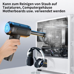 Hikeren Hikeren Akku-Handstaubsauger 68W Staubsauger und Geblase,mit mehreren Dusen,Mundstucken,Bursten, Staub blasen  Беспроводной ручной пылесос Hikeren Пылесос и воздуходувка мощностью 68 Вт, с несколькими насадками, мундштуками, щетками и системой выд