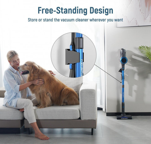 FABULETTA FABULETTA Akku-Hand-und Stielstaubsauger, Beutellos, 24000Pa Akku Staubsauger 6-in-1 Leichter Kabelloser Staubsauger2200mAh  Беспроводной ручной пылесос FABULETTA, без мешка, беспроводной пылесос 24000 Па Легкий беспроводной пылесос 6-в-1, 2200 