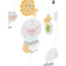 bieco 3D Mobile Baby Holz Einschlafhilfe Baby Deko fur Kinderbett Wickeltisch 23x60 cm Mobiles 3D Мобильный детский деревянный спальный столик Baby Deco для пеленального столика 23x60 см Mobiles