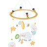 bieco 3D Mobile Baby Holz Einschlafhilfe Baby Deko fur Kinderbett Wickeltisch 23x60 cm Mobiles 3D Мобильный детский деревянный спальный столик Baby Deco для пеленального столика 23x60 см Mobiles