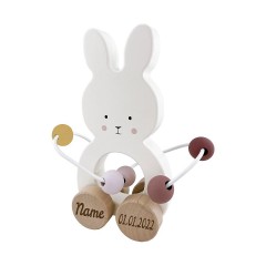 elefantasie Holzspielzeug Hase personalisiert mit Namen Деревянный игрушечный кролик с именем