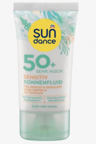 SUNDANCE Anti Pollution Sonnenfluid Солнцезащитный флюид для чувствительной кожи SPF 50+, 50мл