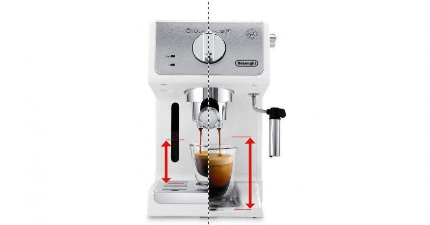 DeLonghi DeLonghi Active Line ECP 33.21.W, Espressomaschine weiss/aluminium  weiss, aluminium DeLonghi Active Line ECP 33.21.W, кофемашина для эспрессо белый/алюминий