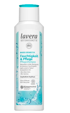 Lavera Shampoo Basis Sensitiv Feuchtigkeit & Pflege, Лавера Шампунь увлажняющий с органическим алоэ вера и киноа, 250 мл