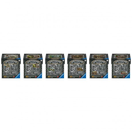 Ravensburger Exit Puzzle Im Gutshaus 6er Set: Zimmer 1-6 im Bundle Головоломка с выходом In the Manor Set of 6: Комнаты 1-6 в наборе