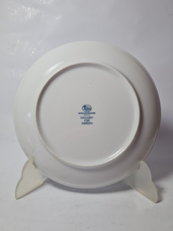 Hutschenreuther 1814 Винтажная тарелка эксклюзивно для Pieroth "На катке", 20см, Германия, 1970-80гг.